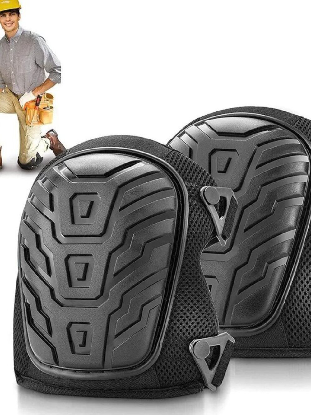 NEW Kneepads for construction Heavy-Duty GEL Knee Protector Pads – Waterproof